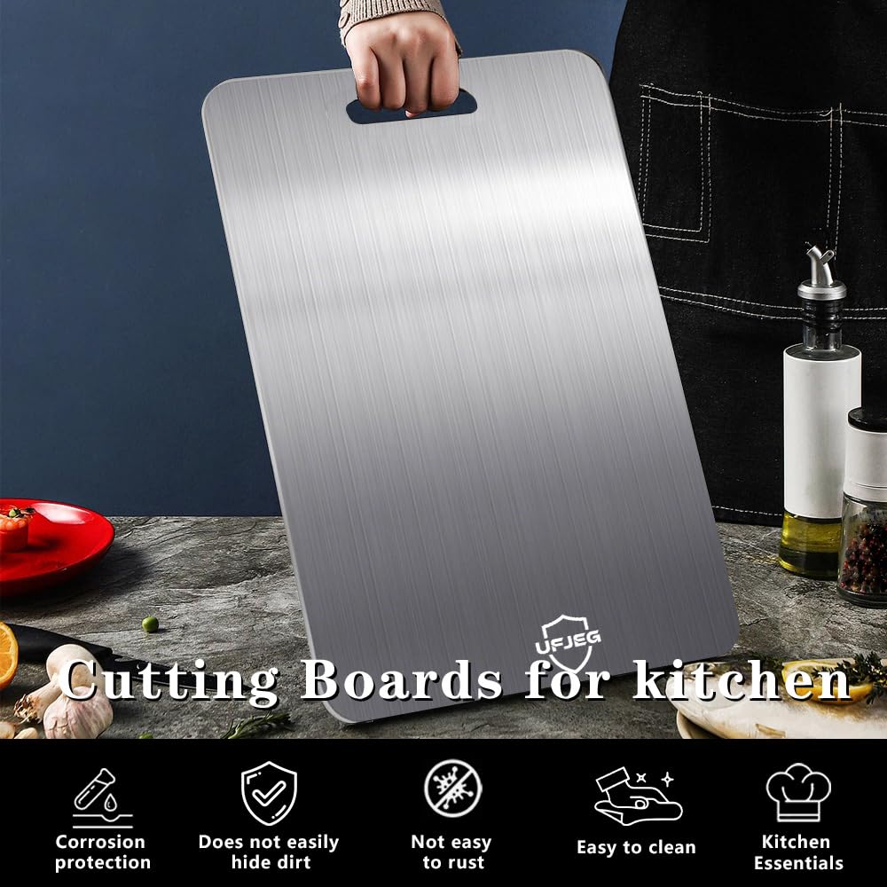 UFJEG tabla de titanio para carne, superficie estable y duradera.