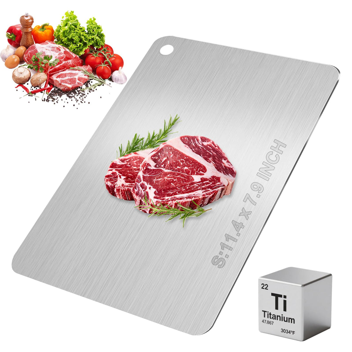 Katuchef de Ufolbol, tabla doble cara para frutas y verduras, higiene mejorada