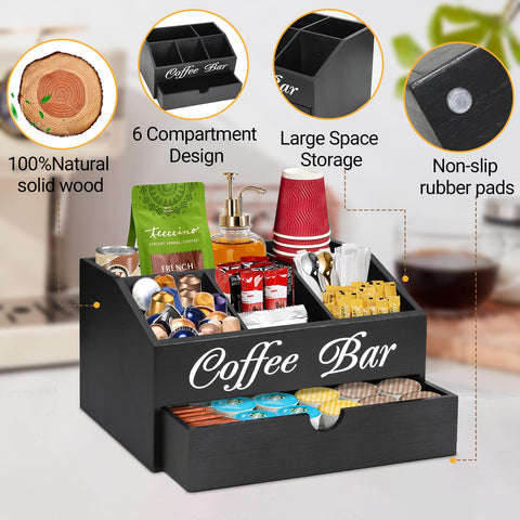 ugiftt uso-multiples-espacios-cocina-oficina, solucion organizada para barra de cafe.