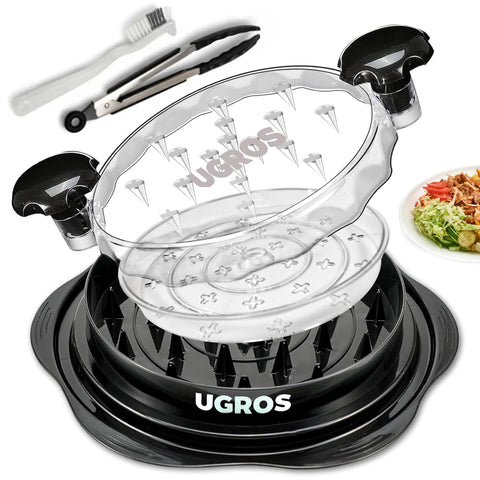 UGROS deshilachador pollo grande con mango ergonómico para deshilachar carnes fácilmente