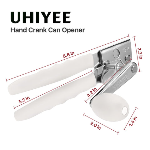 UHIYEE diseño ergonómico con mango suave reduce fatiga.