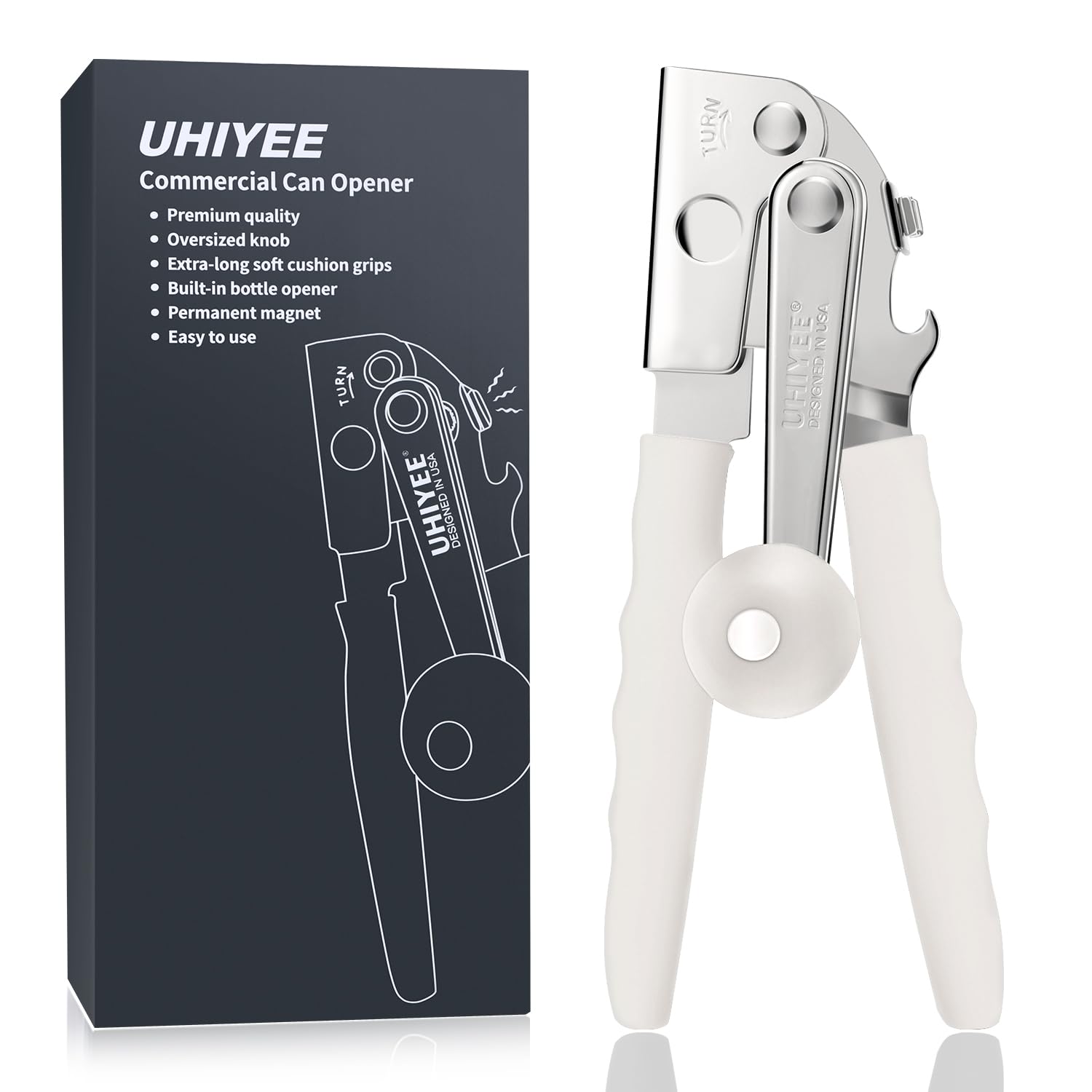 UHIYEE estructura de acero inoxidable garantiza durabilidad y fácil limpieza.