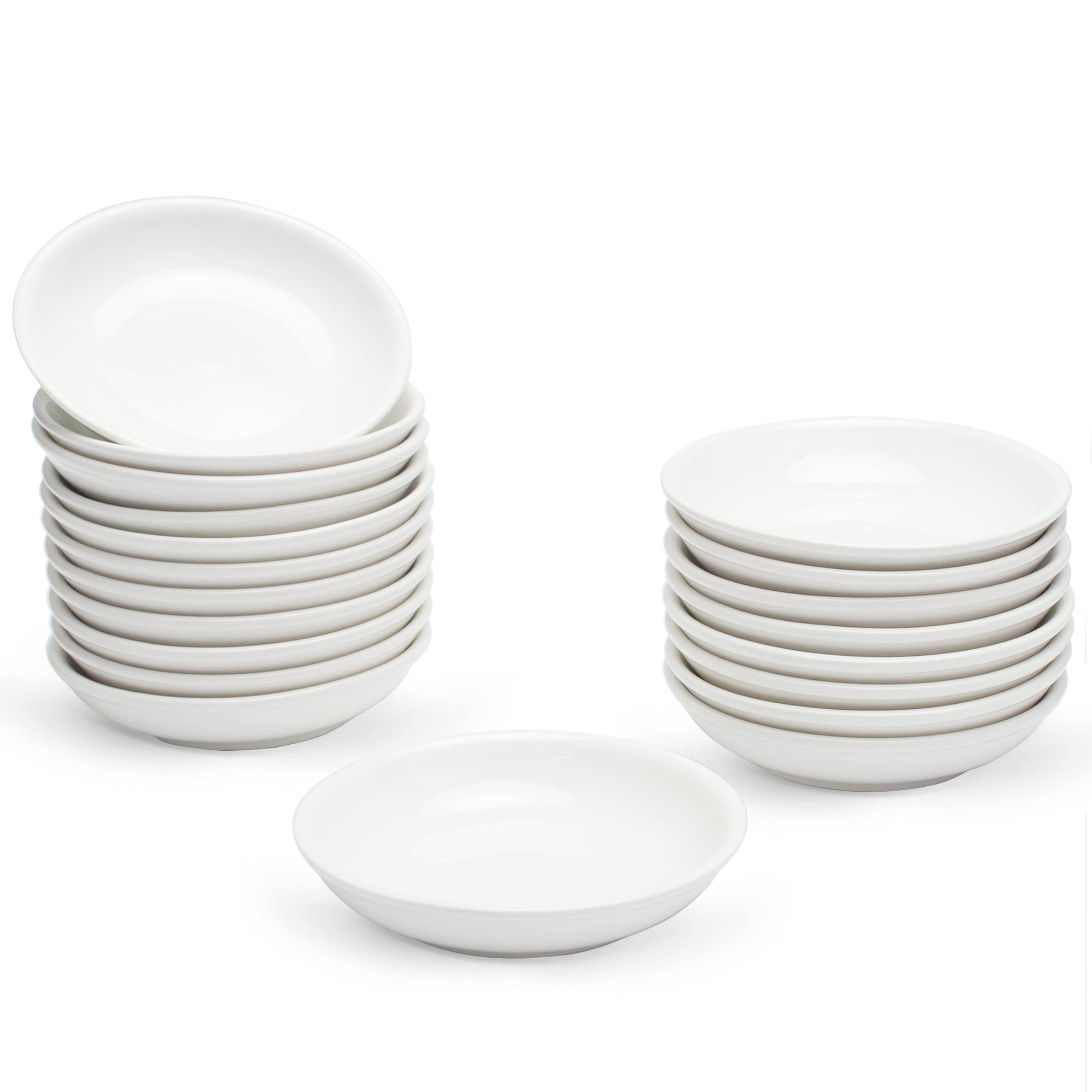 UIBFCWN cuencos dip cerámicos, conjunto de 20, ideales para salsas y aperitivos.
