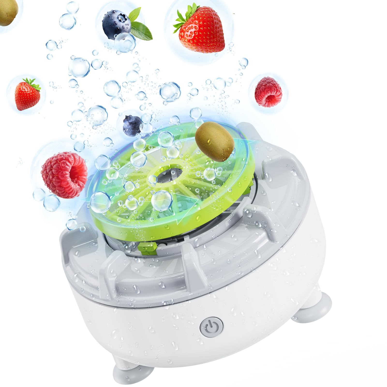 UIFGVJH lavado rotatorio de frutas y verduras para limpieza rápida
