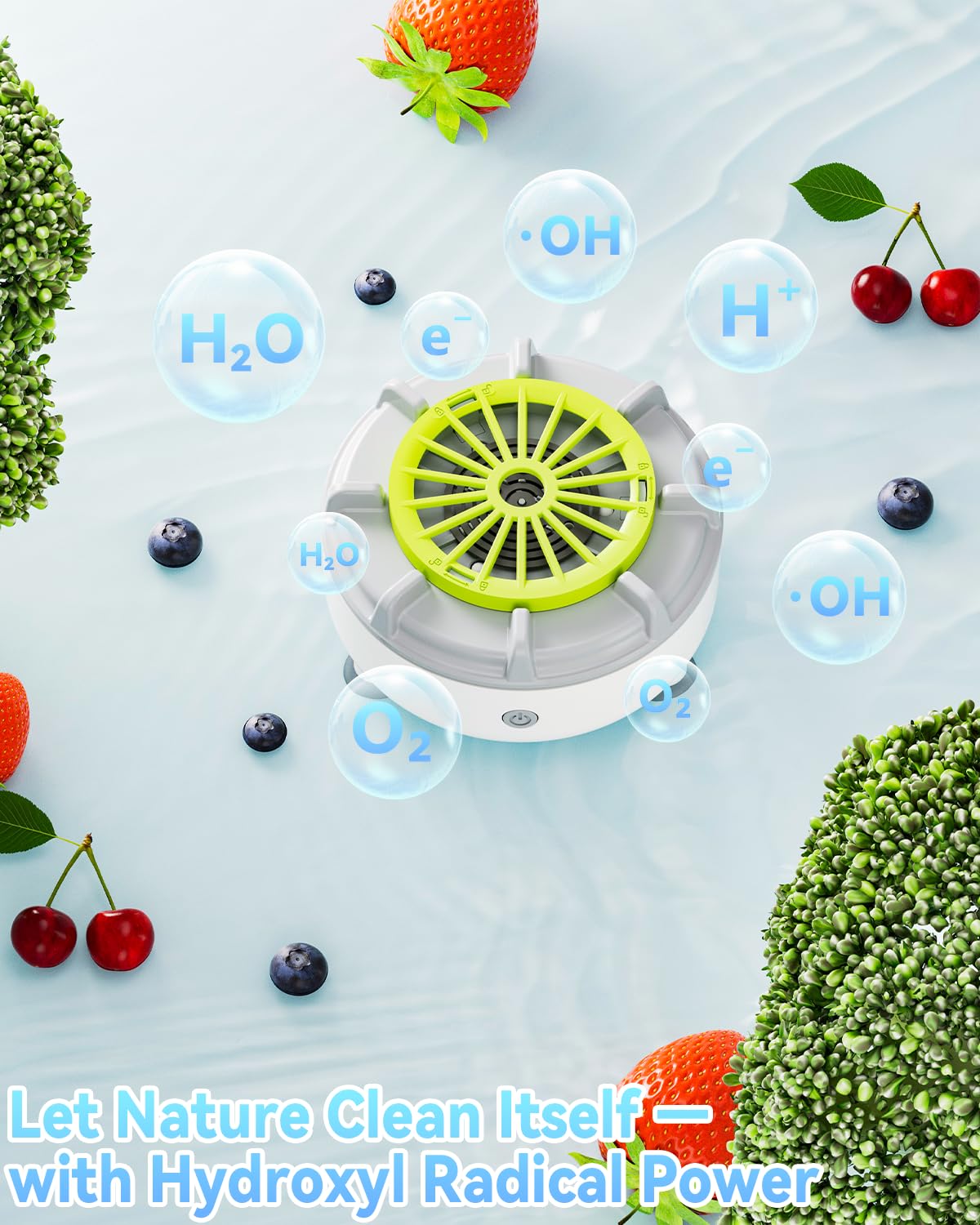 UIFGVJH purificación con iones OH para conservar sabor y frescura