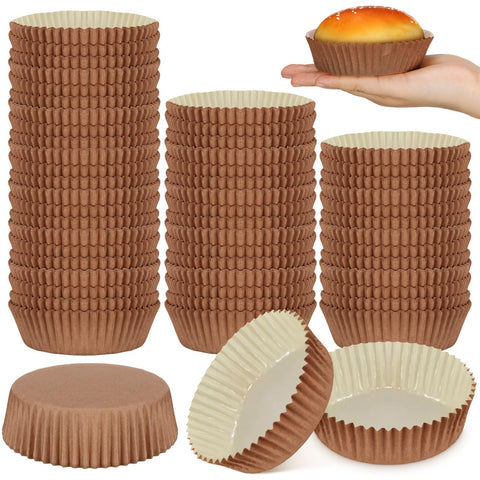 Uiifan forros cupcake de papel circulares, aptos para horno, ideales para hornear en casa.