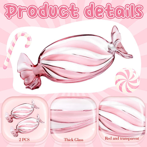 Uiifan plato cristal rosa para joyas y objetos pequeños