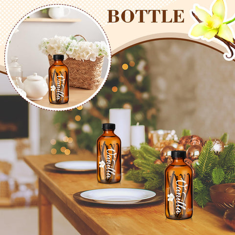 Uiifan regalo botellas ámbar 8 oz, ideales para sorprender con creaciones.