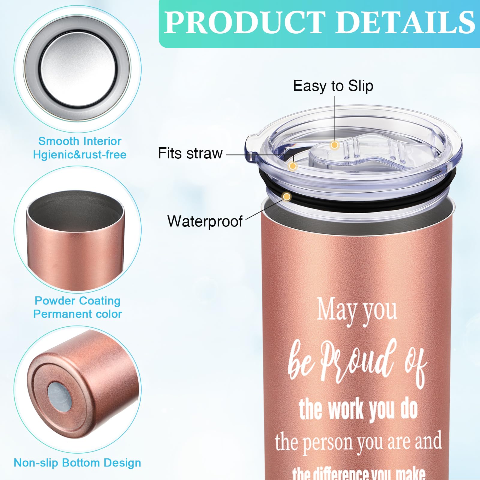Uiifan tazas multicolor de 16 oz para uso diario en oficina o casa.