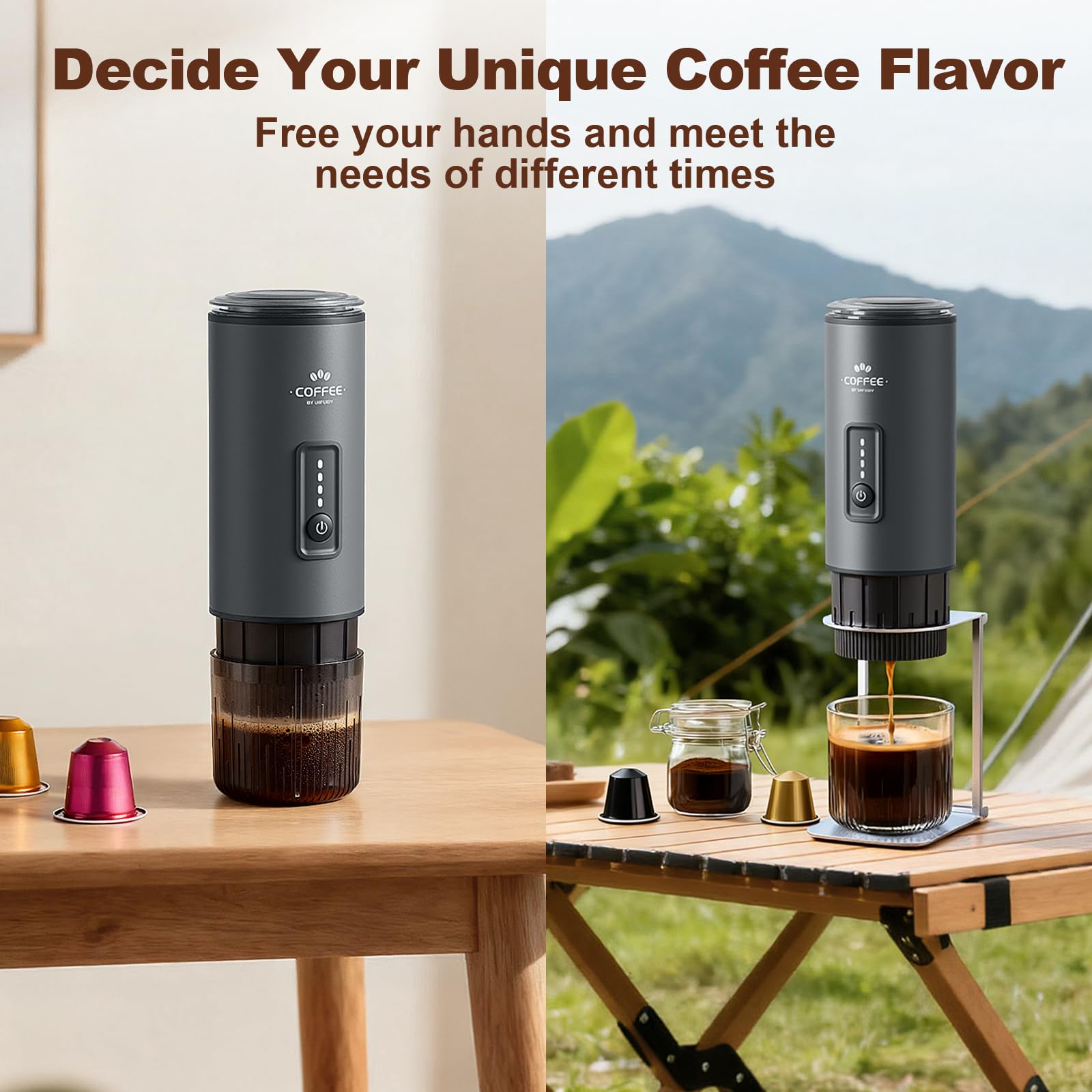 Café sin BPA y fácil limpieza con Uiifuidy