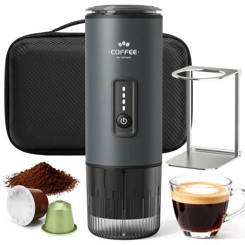 Uiifuidy cafetera portátil 3 en 1 para espresso rápido en cualquier lugar