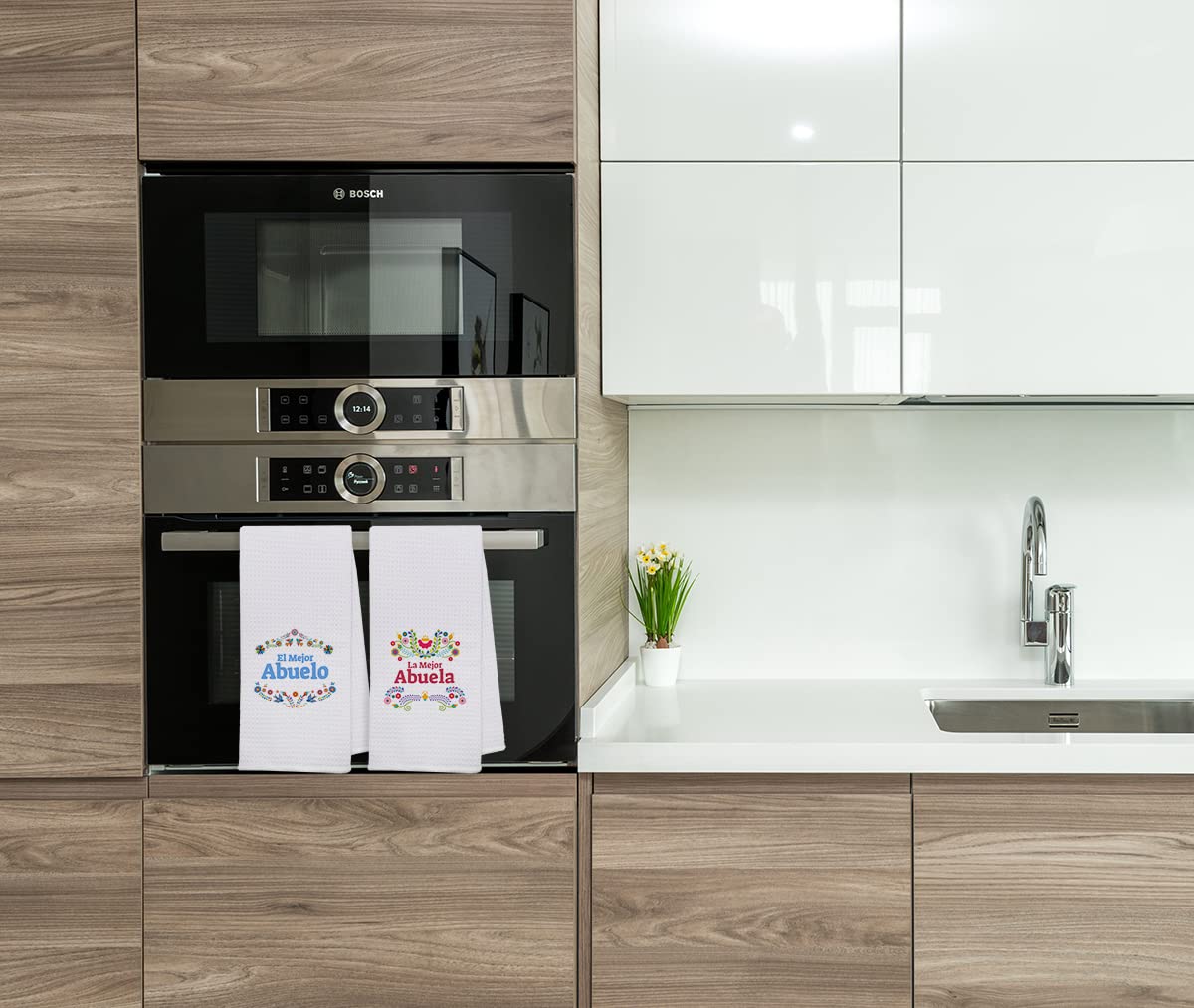 Delantales de lino UINHMOP para cocinar con estilo y protección.
