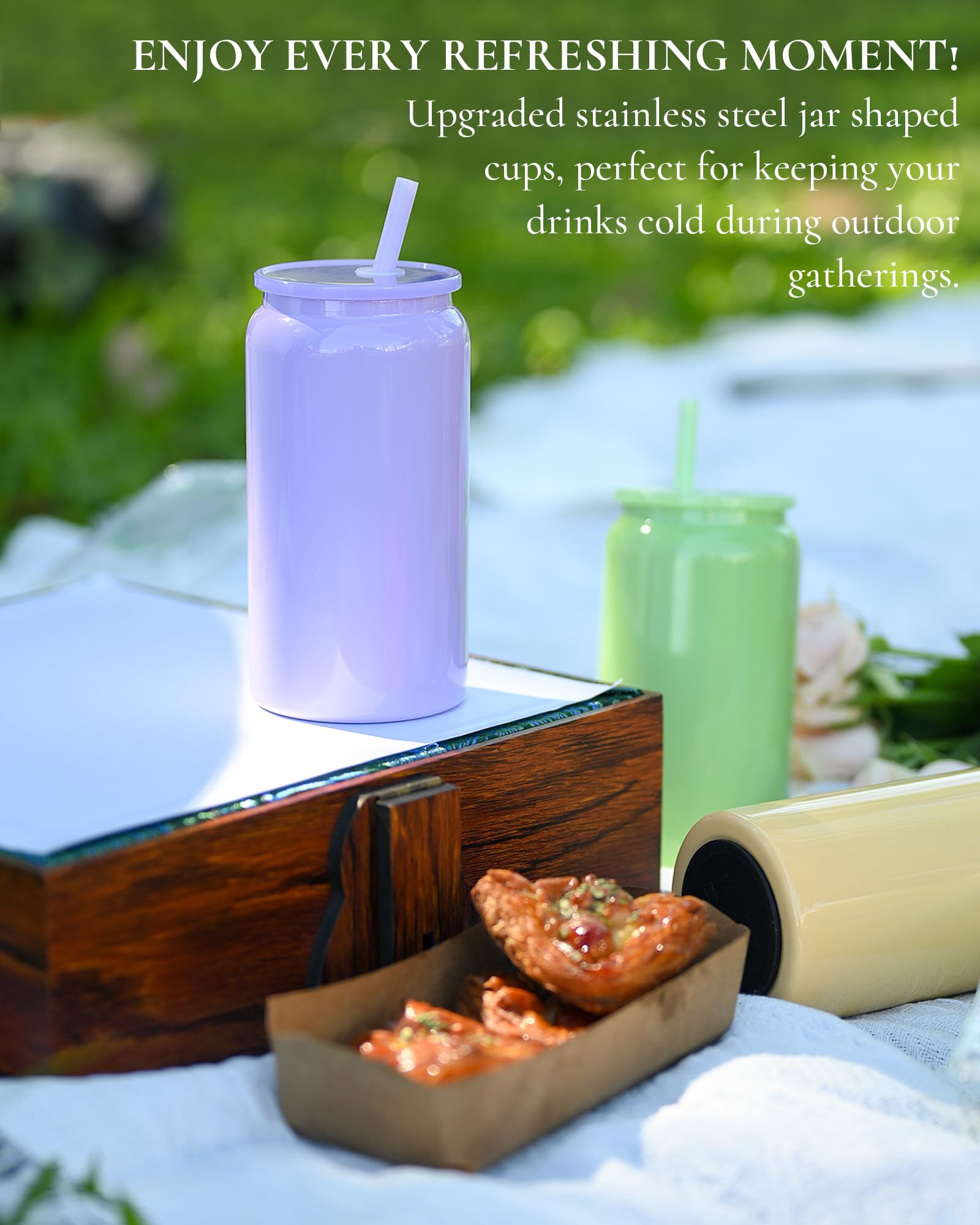 UIRZOTN juego de tapas y pajitas, perfecto para bebidas calientes o frías.