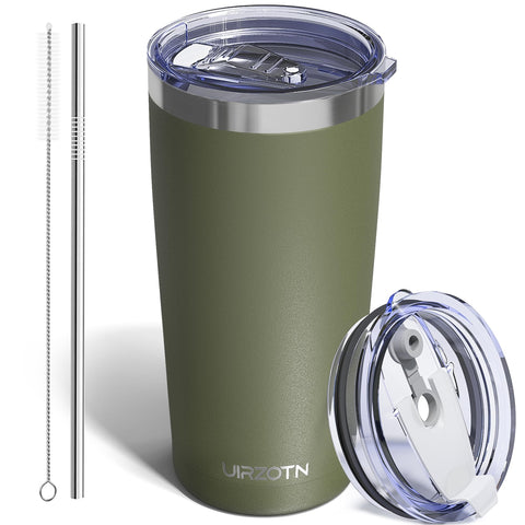 Vaso térmico UIRZOTN para viaje mantiene café caliente o frío todo el día.