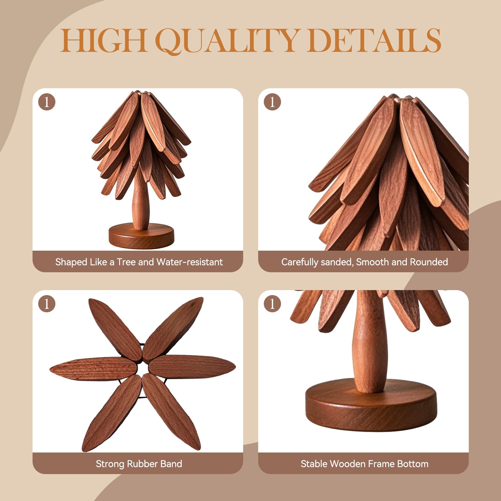 Uixplozk posavasos-arbol decoracion-navidad aporta toque festivo y utilidad.