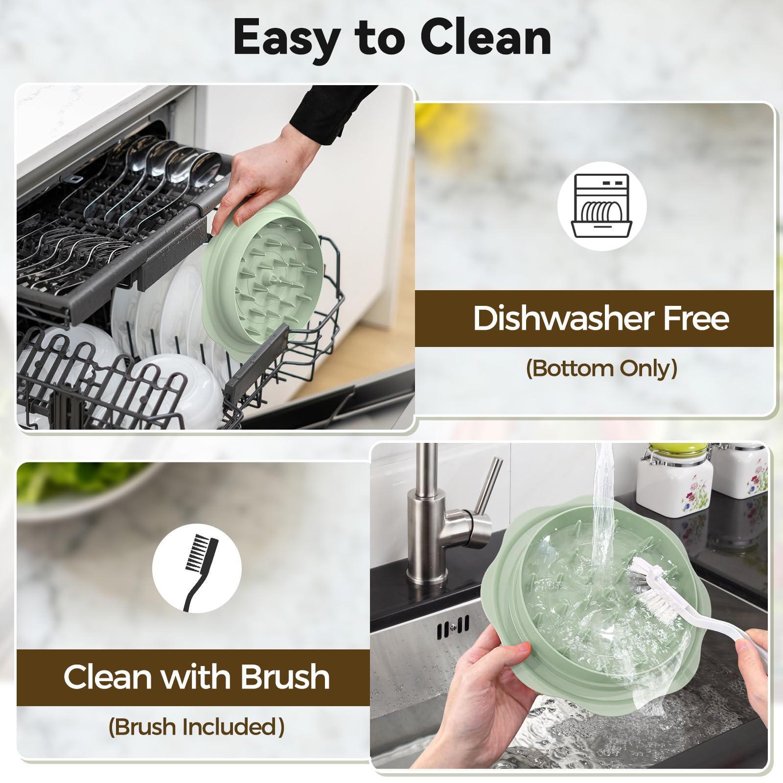 Ukeetap material apto para alimentos, libre de BPA.