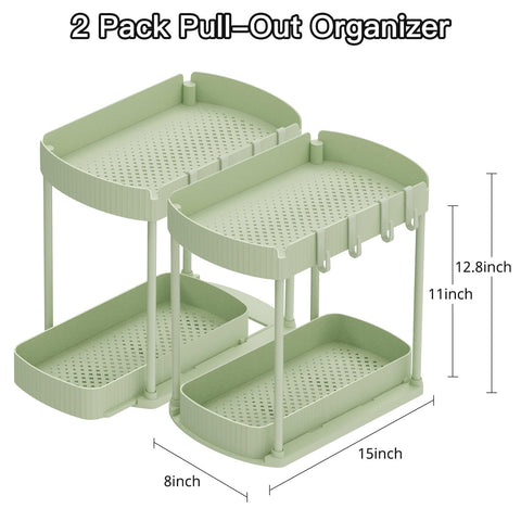 Organizador bajo fregadero Ukeetap, diseño robusto para mayor durabilidad.