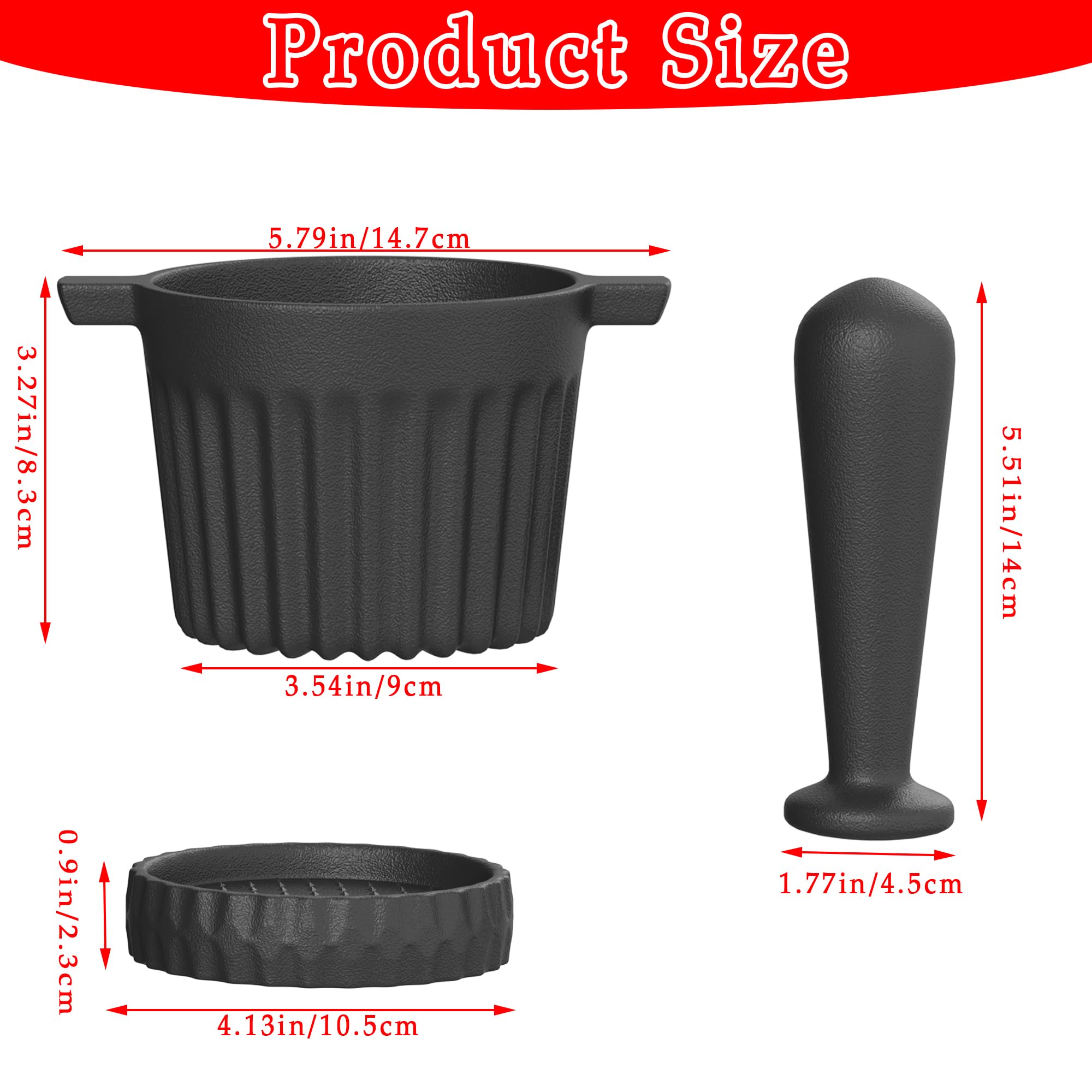 UKENEM conjunto compacto, ideal para guacamole y preparaciones rápidas.