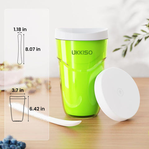 UKKISO Slushie Maker Cup: textura cremosa y fría en minutos.