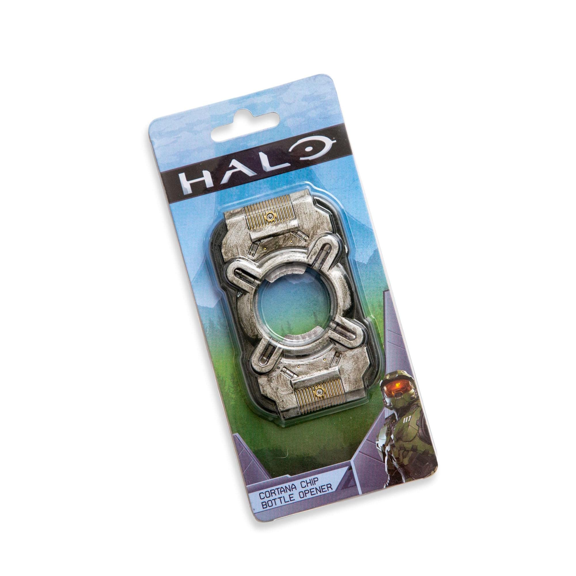 Ukonic Halo Cortana Chip acabado de metal resistente para uso diario.