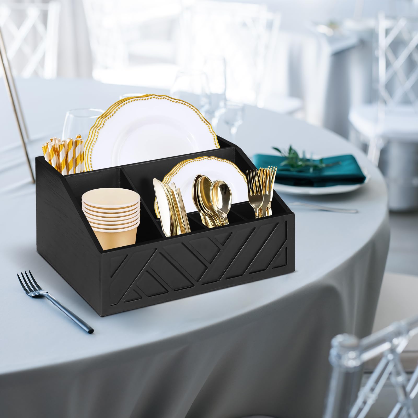 Ukonvi acabado negro elegante mejora la estética de la cocina