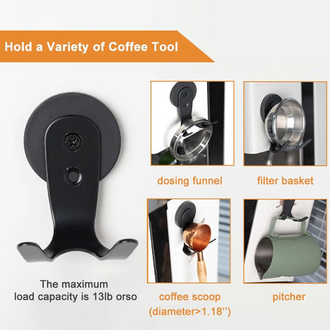 Ulirds ahorro de espacio para herramientas de café en encimera o pared