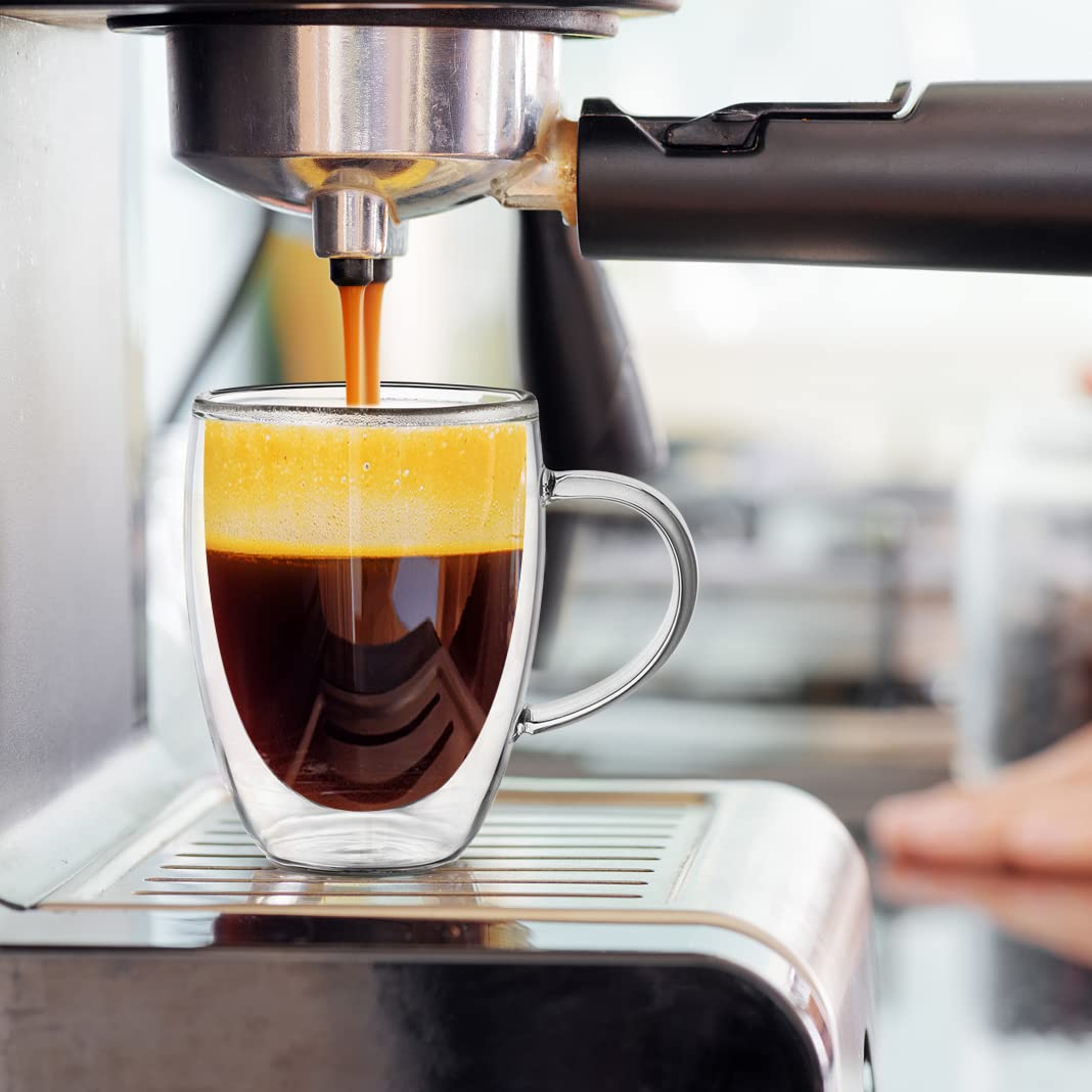 Ulrikco, tazas de 350 ml para espresso, té o latte.