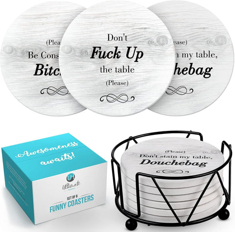 Posavasos Ultimate Hostess de material resistente para reuniones.