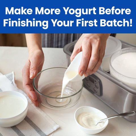 Tapas herméticas de Ultimate Yogur para sellado seguro y frescura.
