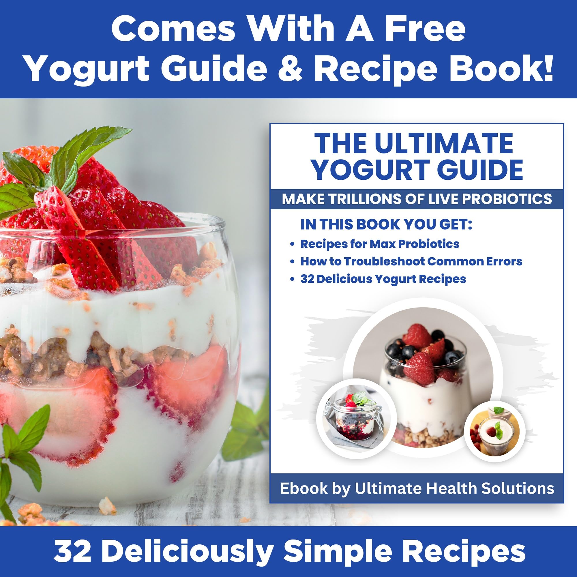Yogurtera Ultimate, proceso de fermentación en casa para yogur casero.