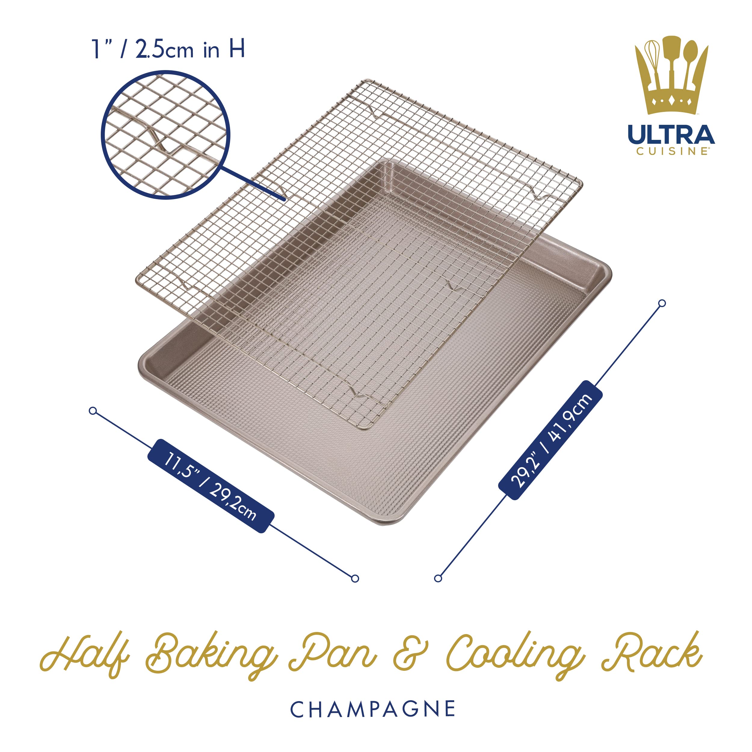 Ultra Cuisine rejilla de acero 304 para soporte estable
