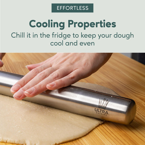 Ideal para masa de pizza, galletas y hojaldre con grosor uniforme.