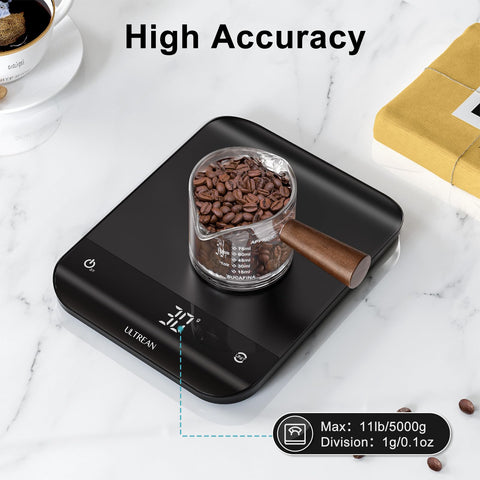 Ultrean bascula de cocina con función tara para medir ingredientes con facilidad.