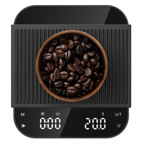 Ultrean escala de café con pantalla LED para lecturas nítidas.