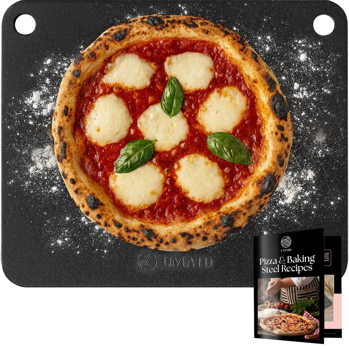 UMAID placa pizza horno crujiente para corteza uniforme