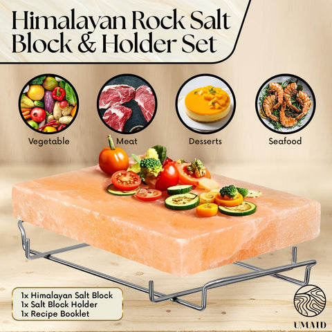 UMAID recetario incluido para ideas creativas con sal Himalaya