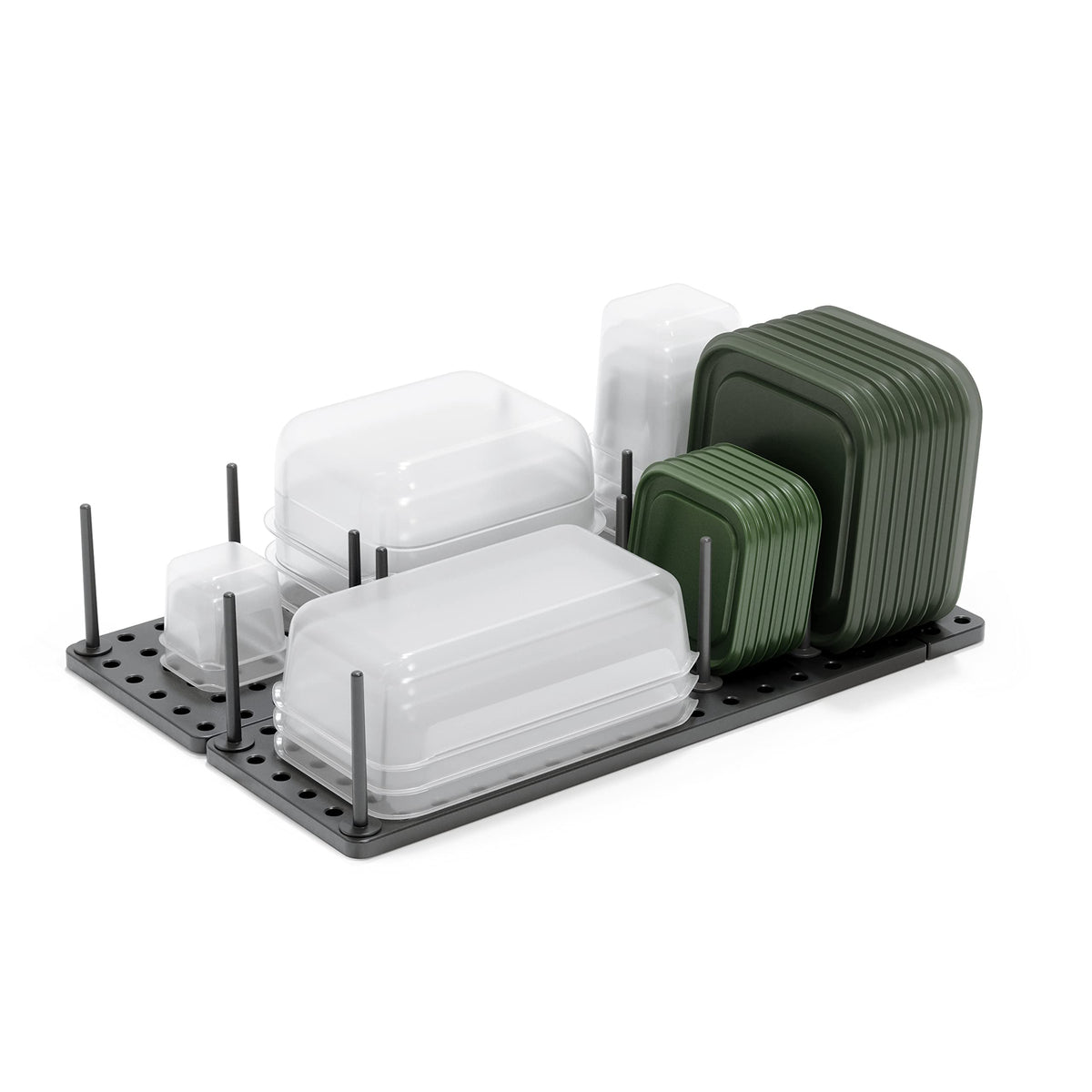 Umbra Peggy: organizador de cajón compacto para maximizar espacio y mantener tapas ordenadas.