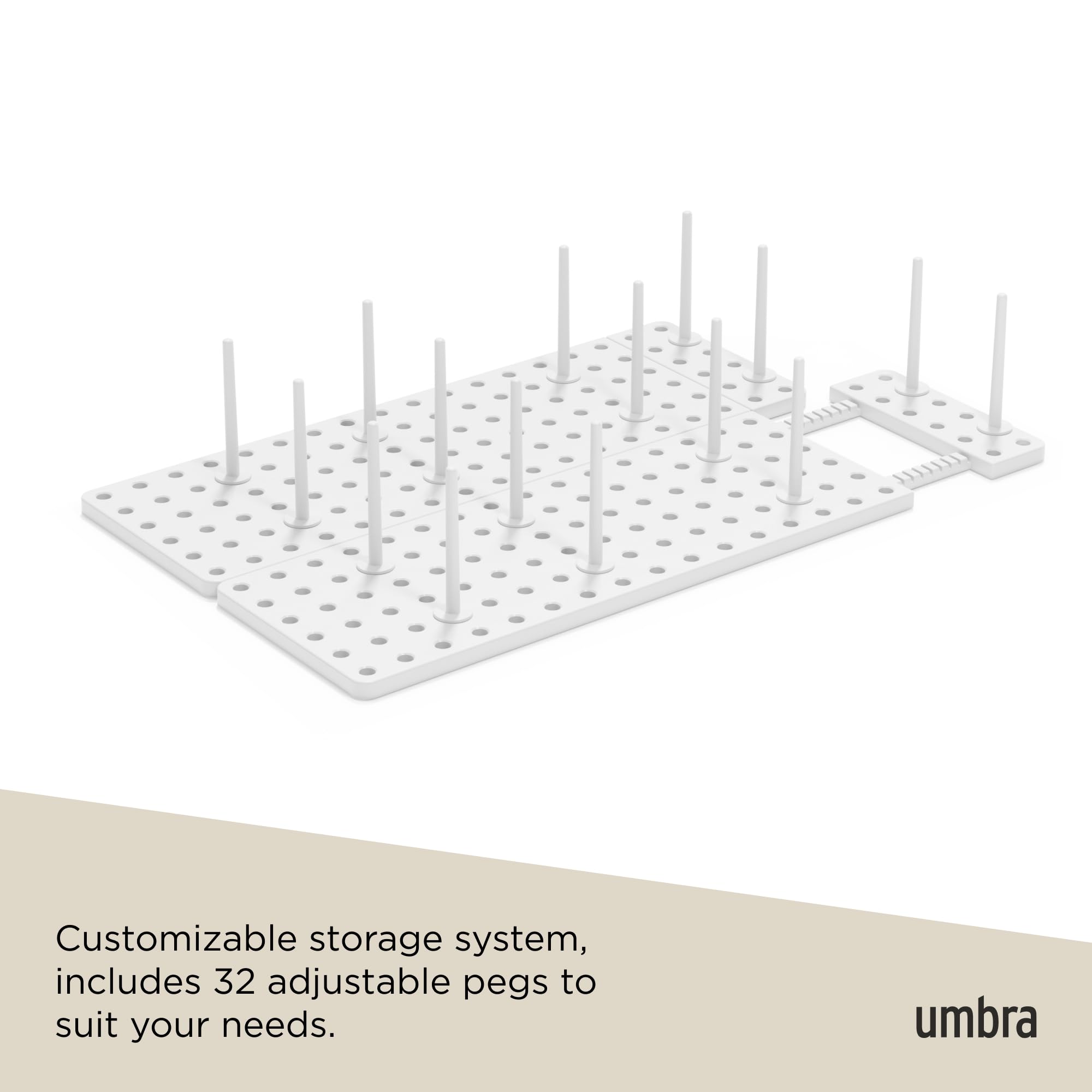 Umbra Peggy uso en cajón, despensa o estante para optimizar la cocina.