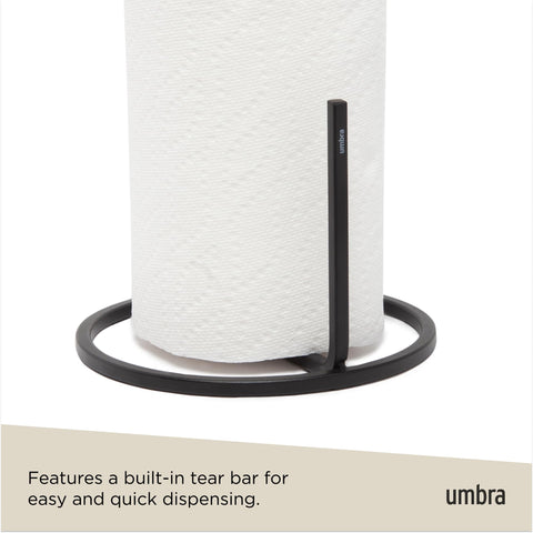 Umbra Squire dimensiones compactas ahorran espacio en encimeras.