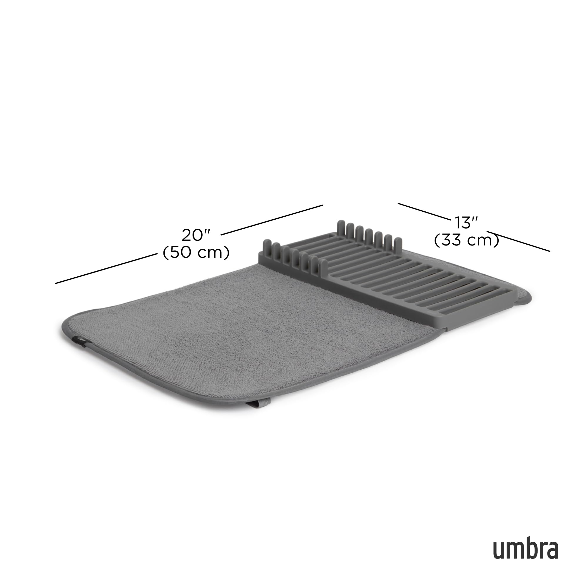 Umbra UDRY Mini bandeja removible facilita limpieza y ajuste.