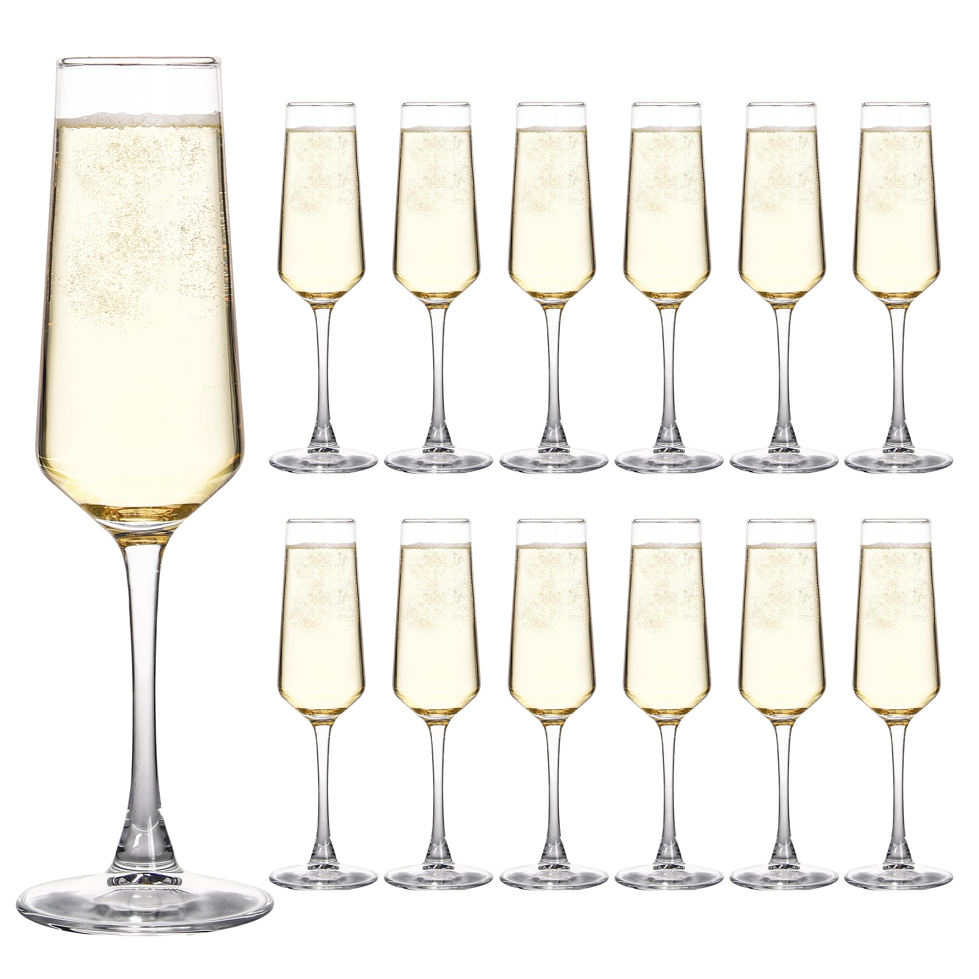 UMEIED copa de champagne, cristal claro, perfecto para brindar con estilo.