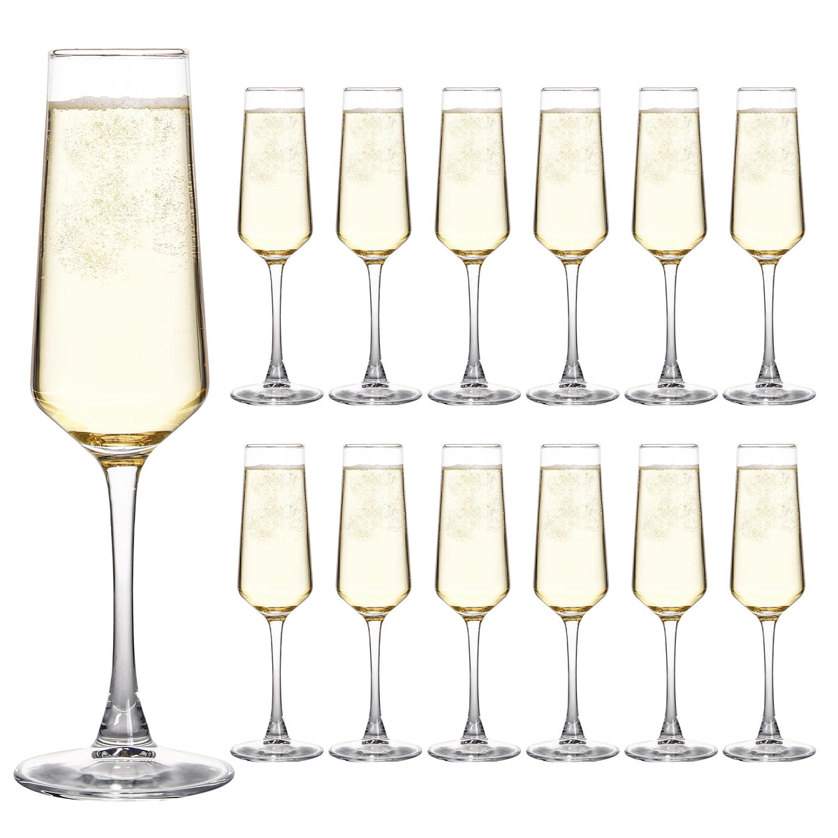 UMEIED copa de champagne, cristal claro, perfecto para brindar con estilo.