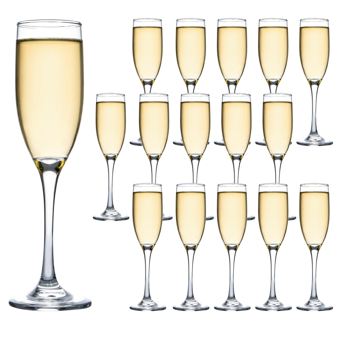 UMEIED vaso champán con cristal claro para brindis en reuniones