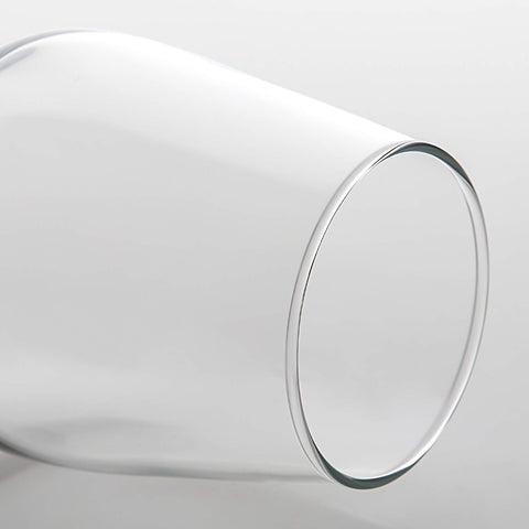 Vaso UMI UMIZILI claro apto para lavavajillas y limpieza rápida.