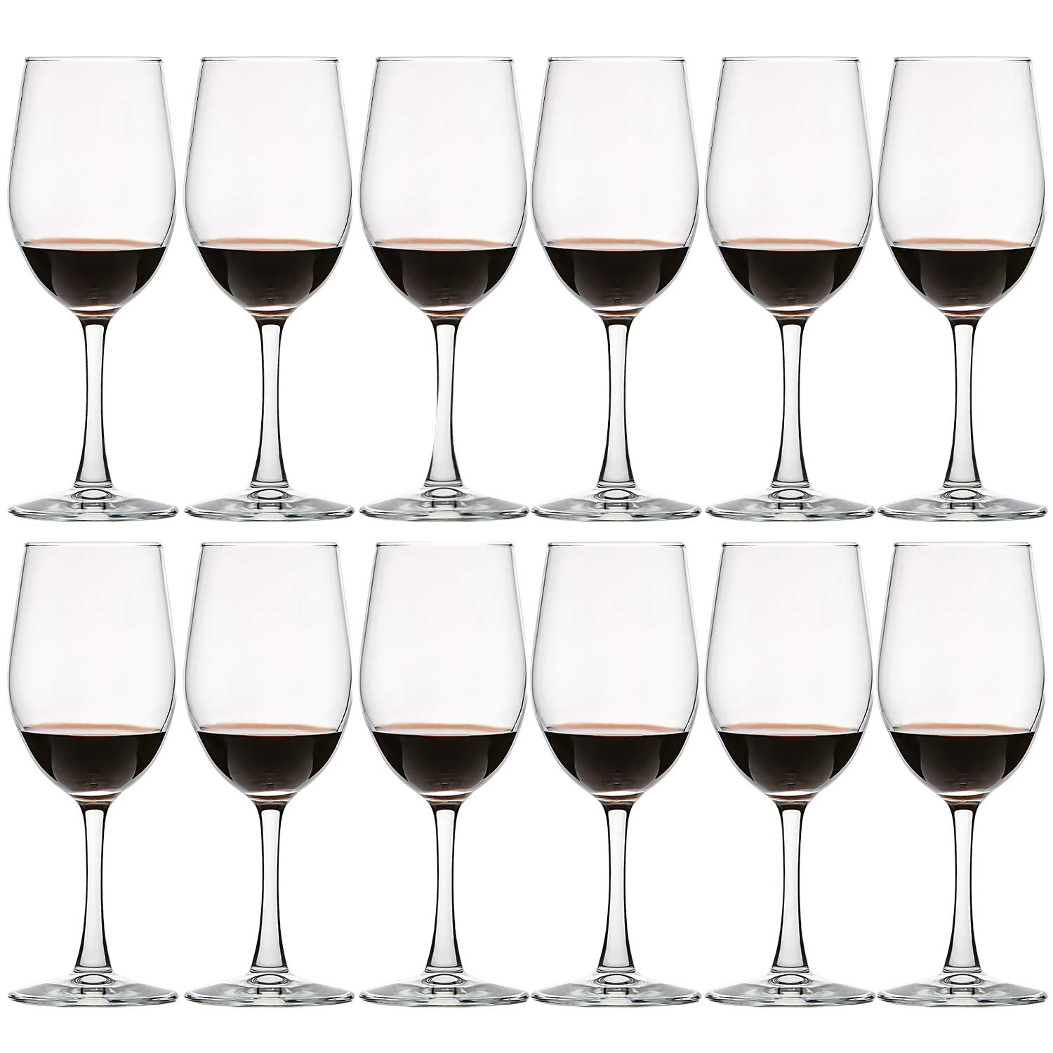 UMI UMIZILI vaso de vino de 12 onzas, conjunto de 12, perfecto para cenas y fiestas.