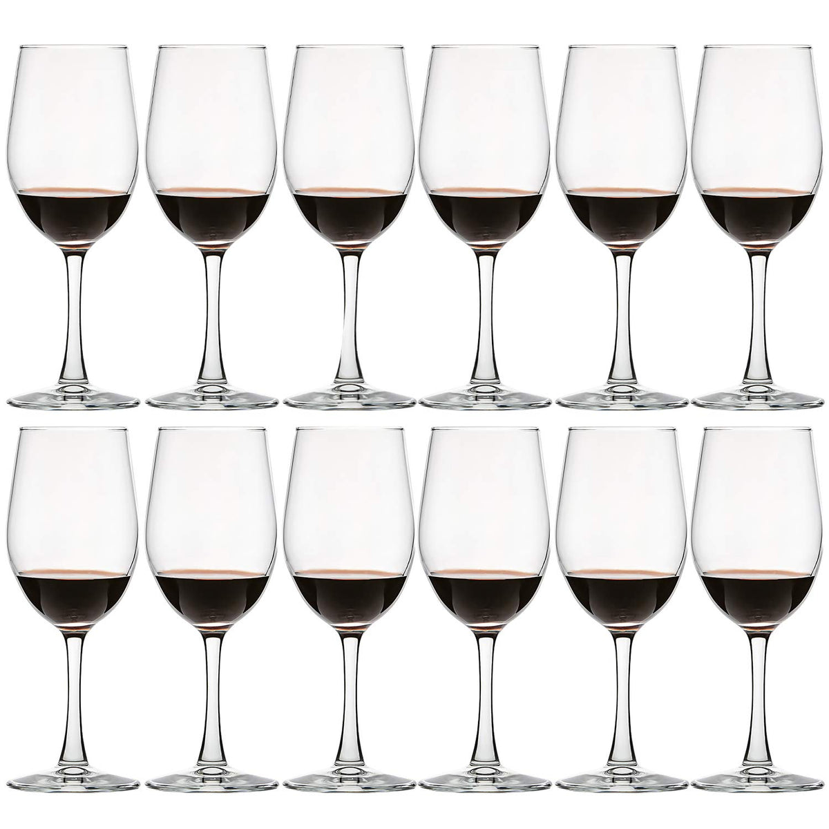 UMI UMIZILI vaso de vino de 12 onzas, conjunto de 12, perfecto para cenas y fiestas.