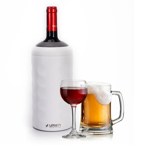 UMIEN Funda de enfriamiento para champagne, evita condensación en la mesa.