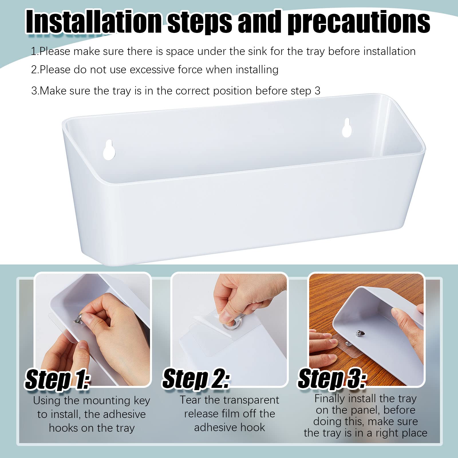 Umigy bandeja frontal con divisor interno para organización de utensilios.