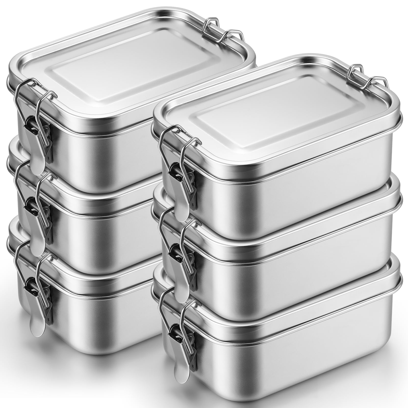 Umigy Bento en acero inoxidable de 550 ml, contenedor duradero para almuerzo diario.
