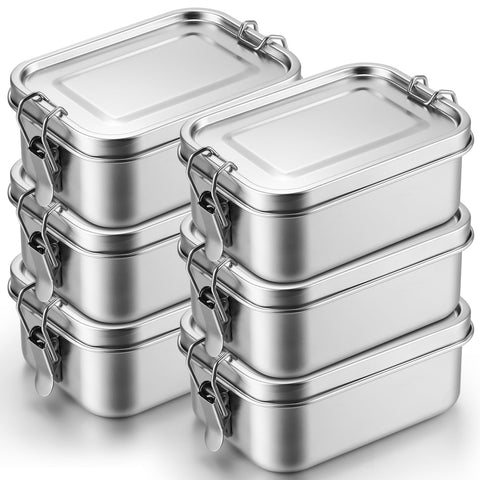 Umigy Bento en acero inoxidable de 550 ml, contenedor duradero para almuerzo diario.